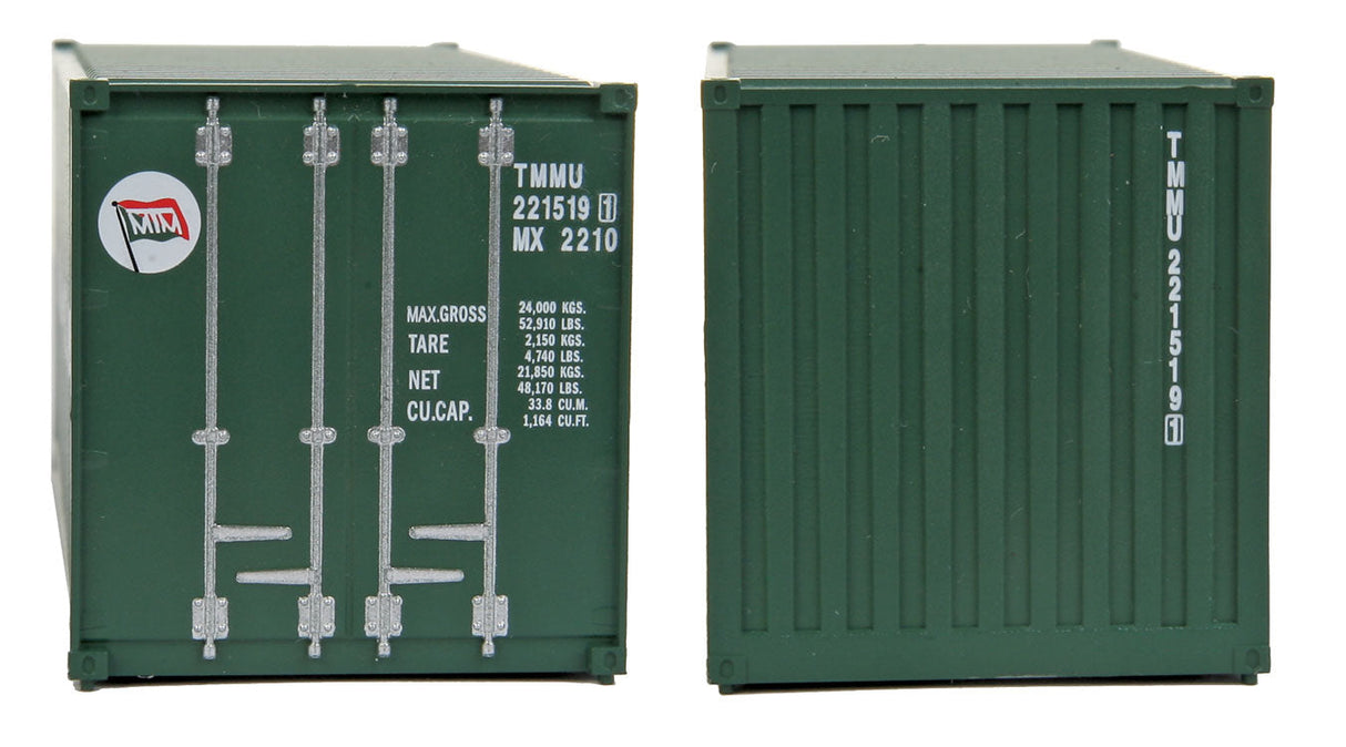 20' Corrugated Container with Flat Panel - Assembled -- Linea Mexicana-4