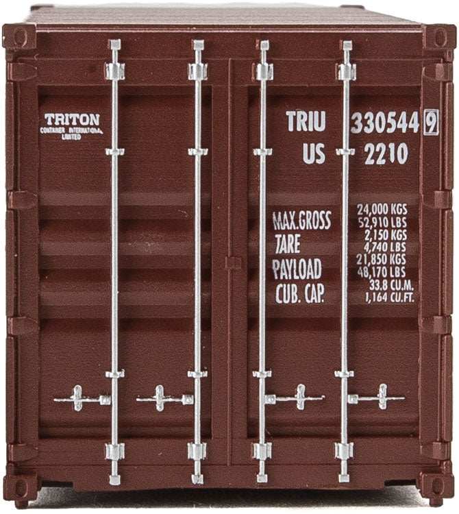 20' Corrugated Container - Assembled -- Triton (brown, white)-3
