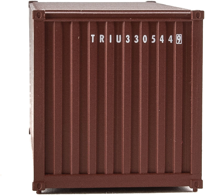 20' Corrugated Container - Assembled -- Triton (brown, white)-4