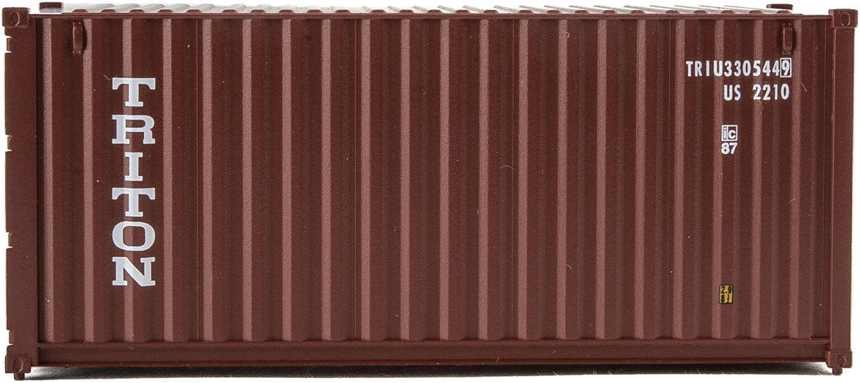 20' Corrugated Container - Assembled -- Triton (brown, white)-5