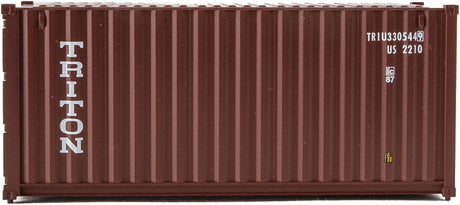 20' Corrugated Container - Assembled -- Triton (brown, white)-5