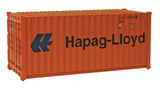 20' Corrugated Container - Assembled -- Hapag-Lloyd (orange, blue)-1