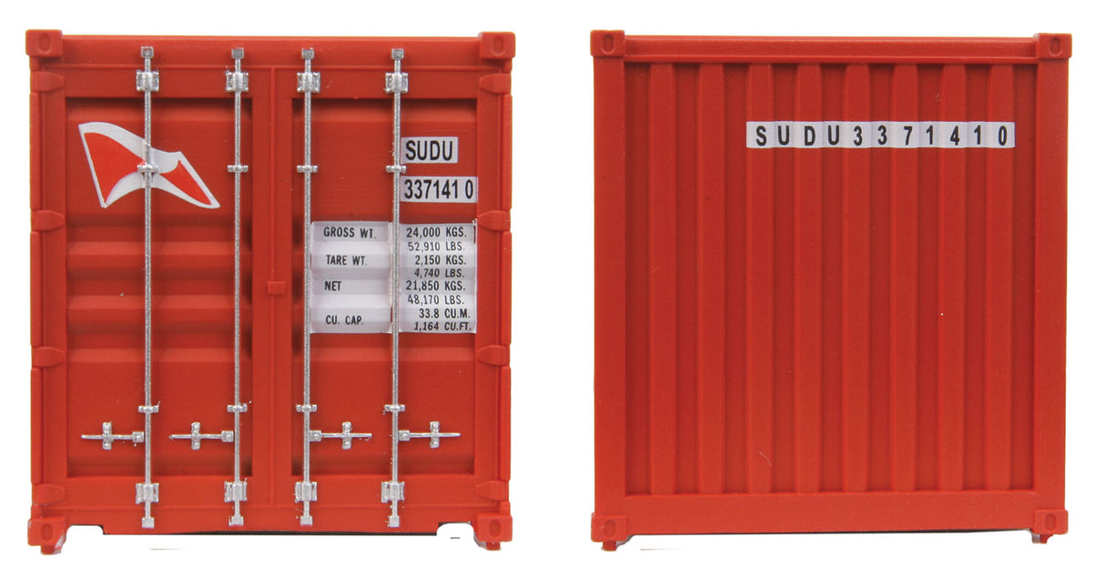20' Corrugated Container - Assembled -- Hamburg Sud-2