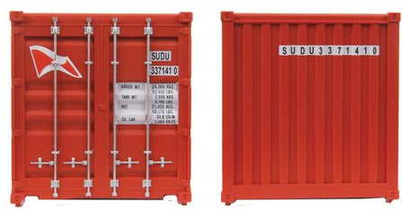 20' Corrugated Container - Assembled -- Hamburg Sud-2