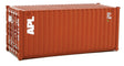 20' Corrugated Container - Assembled -- American President Lines (brown, white)-1