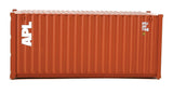 20' Corrugated Container - Assembled -- American President Lines (brown, white)-3