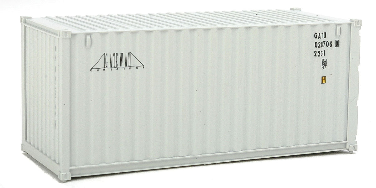 20' Corrugated Container - Assembled -- Gateway (gray)-2