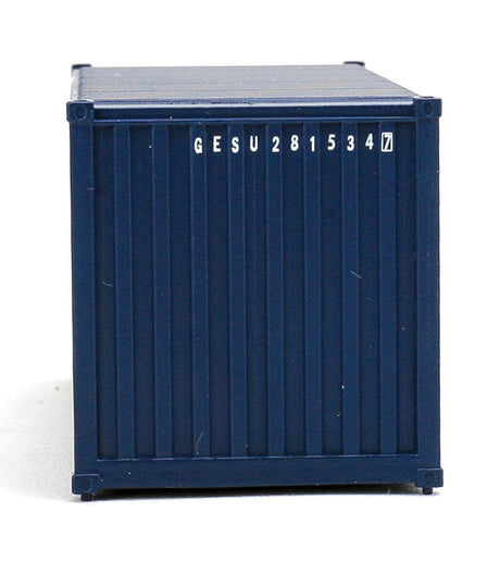 20' Corrugated Container - Assembled -- GE Seaco (blue, white, red)-5