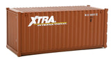 20' Corrugated Container - Assembled -- Xtra Leasing (brown, white)-2