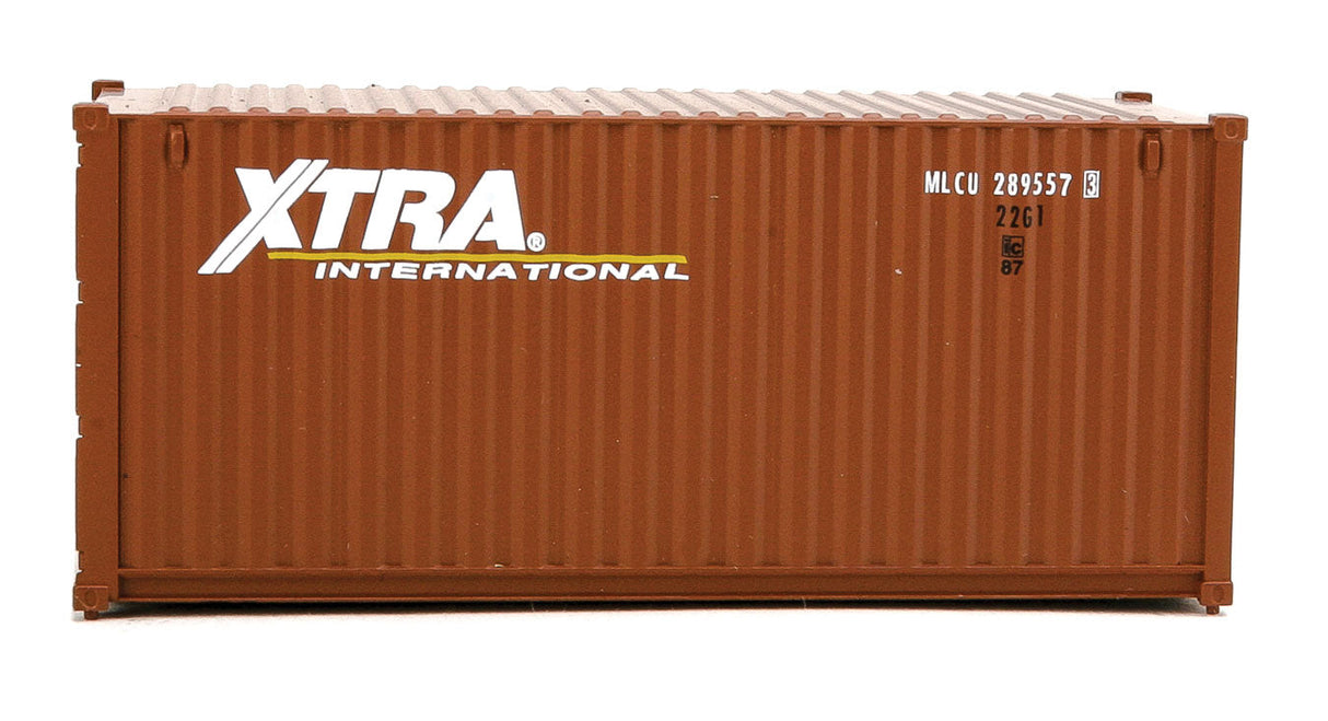 20' Corrugated Container - Assembled -- Xtra Leasing (brown, white)-3