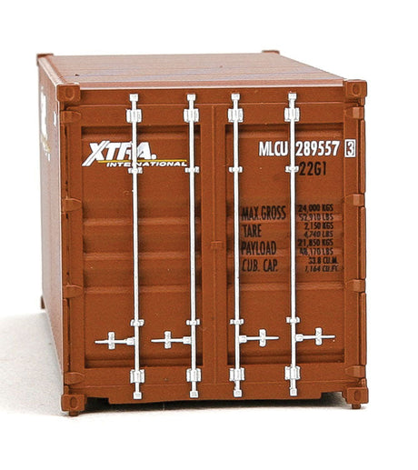 20' Corrugated Container - Assembled -- Xtra Leasing (brown, white)-4