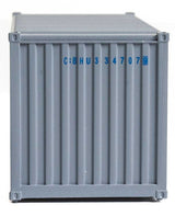 20' Corrugated Container - Assembled -- China Ocean Shipping Company (gray, blue)-4