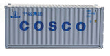 20' Corrugated Container - Assembled -- China Ocean Shipping Company (gray, blue)-5