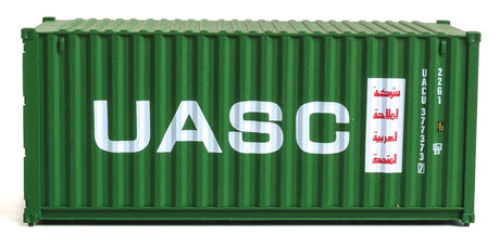 20' Corrugated Container - Assembled -- UASC (green, white, red)-5