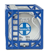 20' Tank Container - Kit -- Santa Fe (white, blue)-3