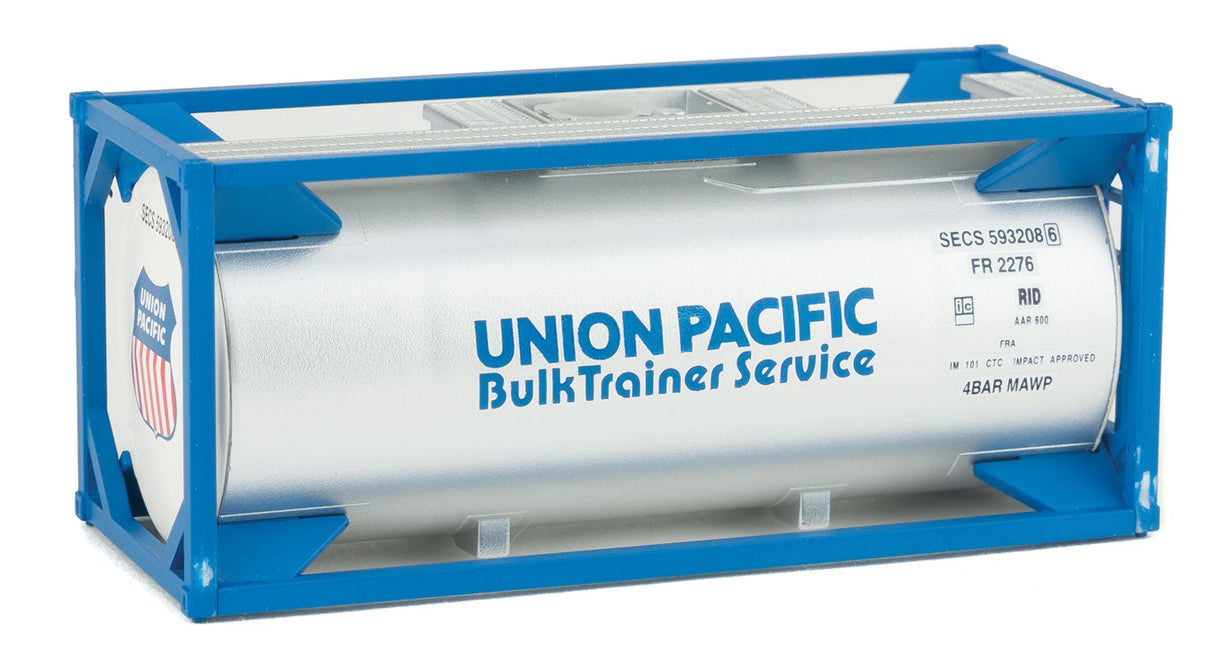 20' Tank Container - Kit -- Union Pacific(R) (white, blue)-2