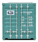 40' Corrugated Container - Assembled -- China Shipping (green, white)-3
