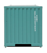40' Corrugated Container - Assembled -- China Shipping (green, white)-4