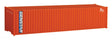 40' Corrugated Container - Assembled -- Genstar (orange, blue, white)-1