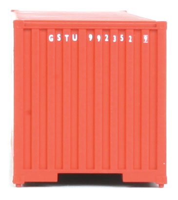 40' Corrugated Container - Assembled -- Genstar (orange, blue, white)-3