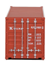 40' Corrugated Container - Assembled -- K-Line (red, white)-3