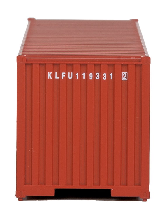 40' Corrugated Container - Assembled -- K-Line (red, white)-4