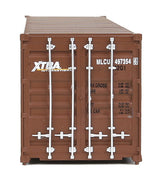 40' Corrugated Container - Assembled -- XTRA (brown, white)-3