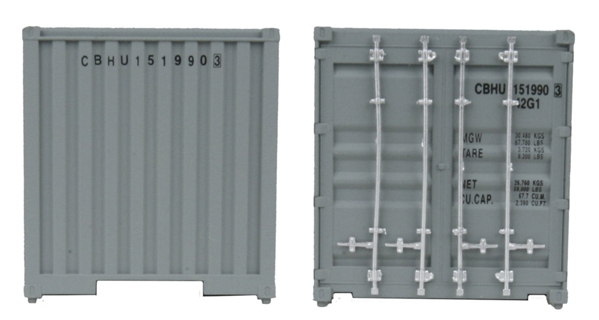40' Corrugated Container - Assembled -- China Ocean Shipping Co.-3