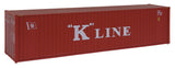 40' Hi Cube Corrugated Container w/Flat Roof - Assembled -- K-Line-2