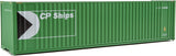 40' Hi Cube Corrugated Container w/Flat Roof - Assembled -- CP Ships (green, white, black; Multimark Logo)-3