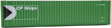 40' Hi Cube Corrugated Container w/Flat Roof - Assembled -- CP Ships (green, white, black; Multimark Logo)-4