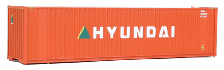 40' Hi Cube Corrugated Container w/Flat Roof - Assembled -- Hyundai-2