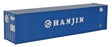 40' Hi Cube Corrugated Container w/Flat Roof - Assembled -- Hanjin-1