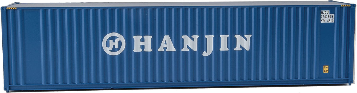 40' Hi Cube Corrugated Container w/Flat Roof - Assembled -- Hanjin-4