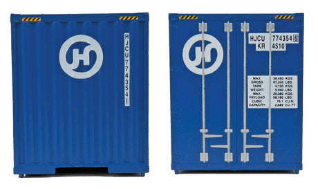 40' Hi Cube Corrugated Container w/Flat Roof - Assembled -- Hanjin-5