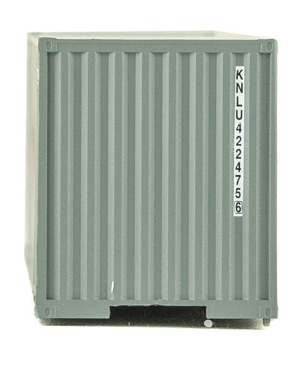 40' Hi-Cube Corrugated Container w/Flat Roof - Assembled -- Nedlloyd (gray, orange, black)-5