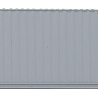 40' Hi Cube Corrugated Side Container - Assembled -- K-Line (grey, red, white)