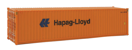 40' Hi Cube Corrugated Side Container - Assembled -- Hapag-Lloyd (orange, blue)-1