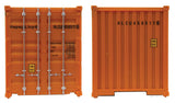40' Hi Cube Corrugated Side Container - Assembled -- Hapag-Lloyd (orange, blue)-3