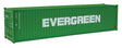 40' Hi Cube Corrugated Side Container - Assembled -- Evergreen-1
