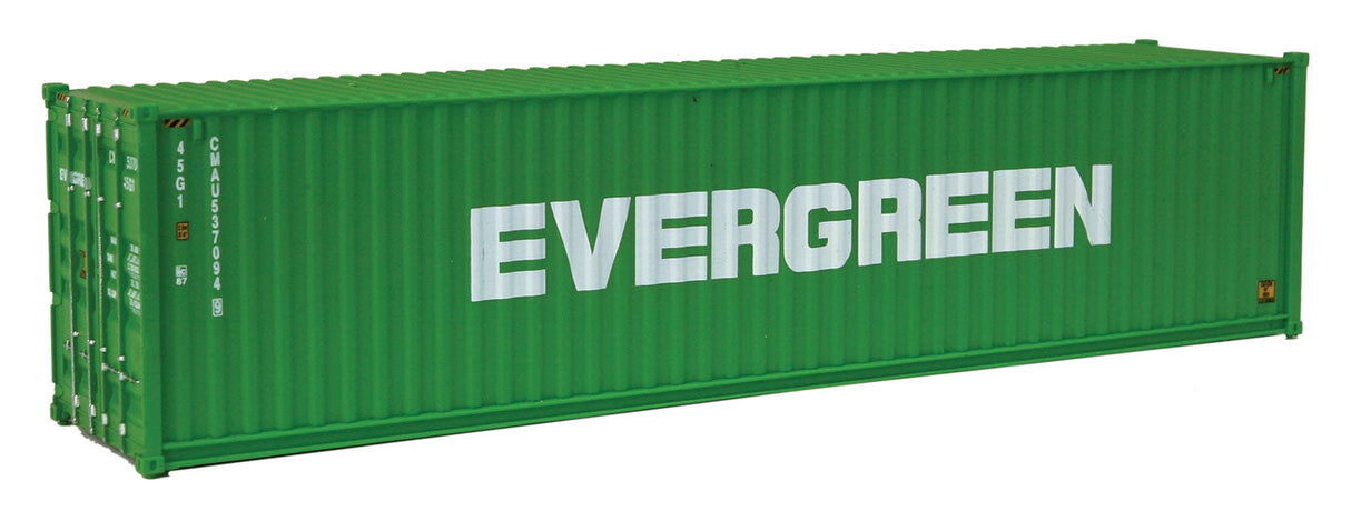 40' Hi Cube Corrugated Side Container - Assembled -- Evergreen-1