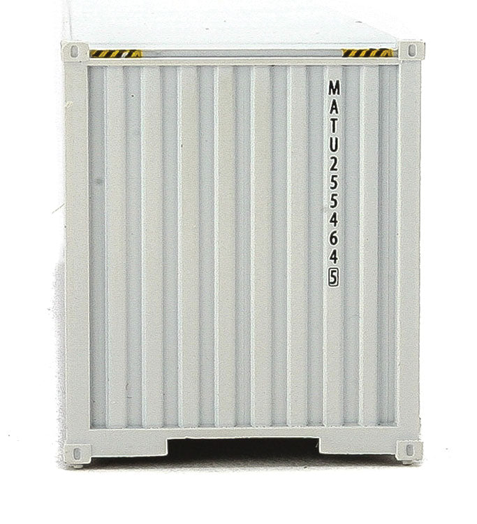 40' Hi-Cube Corrugated-Side Container - Assembled -- Matson (gray, blue)-5
