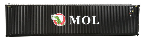 40' Hi-Cube Corrugated-Side Container - Assembled -- Mitsui OSK Lines (black, white, red; Alligator Logo)-3