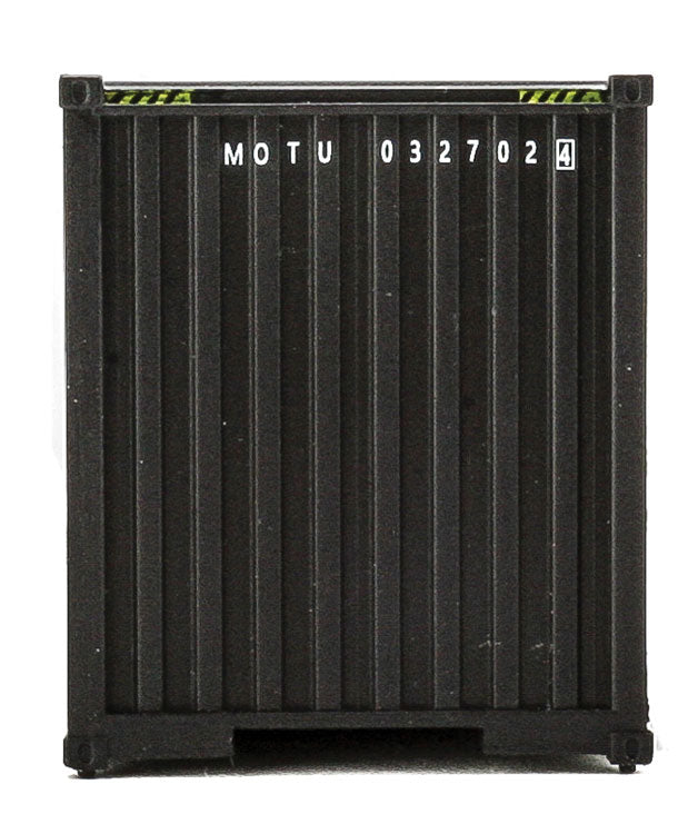 40' Hi-Cube Corrugated-Side Container - Assembled -- Mitsui OSK Lines (black, white, red; Alligator Logo)-5