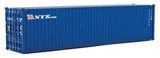 40' Hi-Cube Corrugated-Side Container - Assembled -- NYK Lines (blue, white, red)-1
