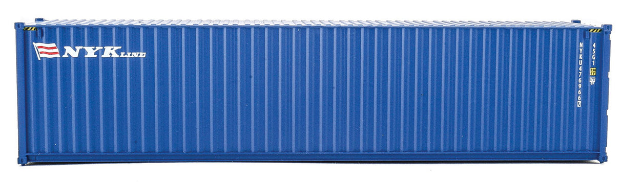 40' Hi-Cube Corrugated-Side Container - Assembled -- NYK Lines (blue, white, red)-3