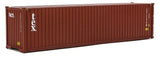40' Hi-Cube Corrugated-Side Container - Assembled -- TEX (brown, white)-2