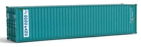 40' Hi-Cube Corrugated-Side Container - Assembled -- Dong Fang (green, white)-1