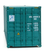 40' Hi-Cube Corrugated-Side Container - Assembled -- Dong Fang (green, white)-3