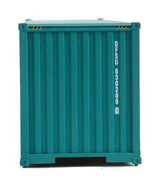 40' Hi-Cube Corrugated-Side Container - Assembled -- Dong Fang (green, white)-4